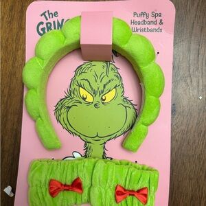 The Grinch Lime Green Spa Headband & Wristbands Set